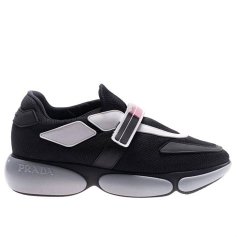 prada velcro sneakers|prada knit sneakers women's.